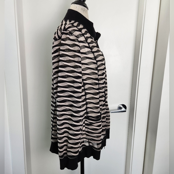 Zipup Striped Sport Jacket - Picture 6 of 13